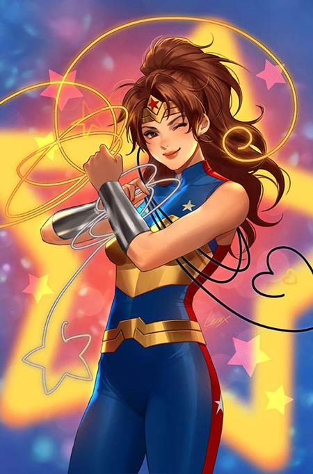 TRINITY DAUGHTER OF WONDER WOMAN #1 (OF 6) CVR E LESLEY LEIRIX LI FOIL VAR (SCHD: 6/11/2025)