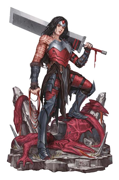 ABSOLUTE WONDER WOMAN #10 CVR D INC 1:25 INHYUK LEE CARD STOCK VAR (SCHD: 7/23/2025)