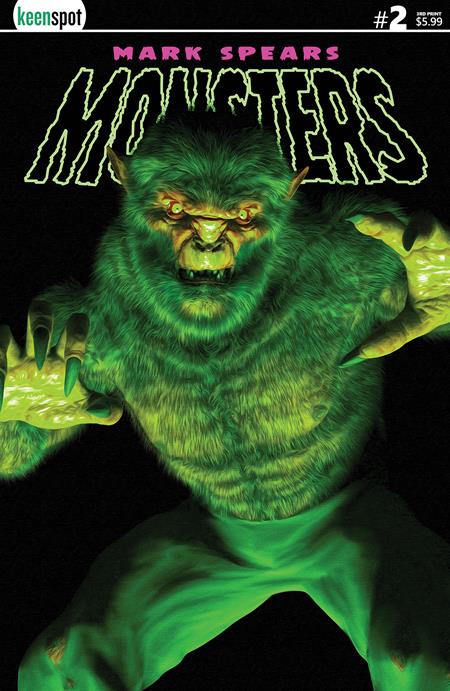 MARK SPEARS MONSTERS #2 Third Printing Cvr A Mark Spears The Werewolf (SCHD: 7/30/2025)