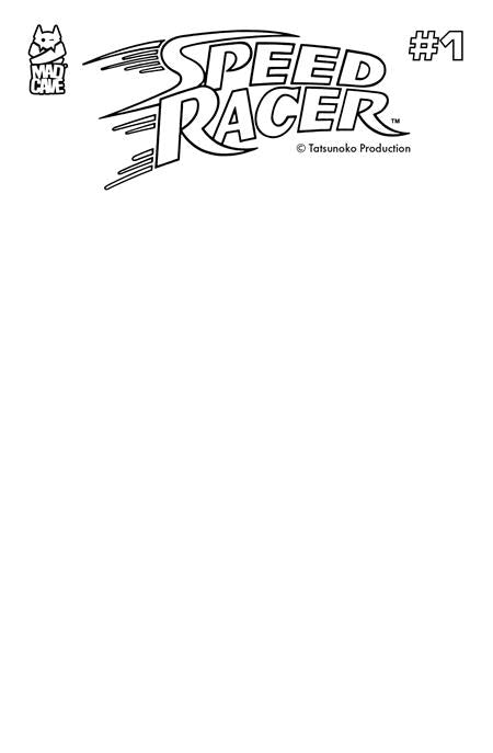SPEED RACER #1 CVR F BLANK VAR (SCHD: 7/30/2025)