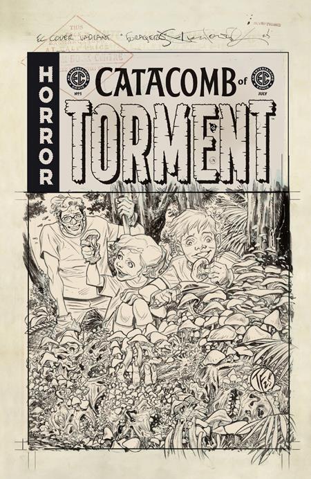 EC CATACOMB OF TORMENT #1 CVR F INC 1:20 TOM FOWLER B&W ARTIST EDITION VAR (SCHD: 7/16/2025)