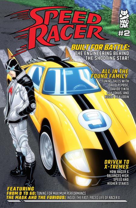 SPEED RACER #2 CVR C 10 COPY CHRIS BATISTA CAR MAGAZINE HOMAGE UNLOCK VAR (SCHD: 8/27/2025)