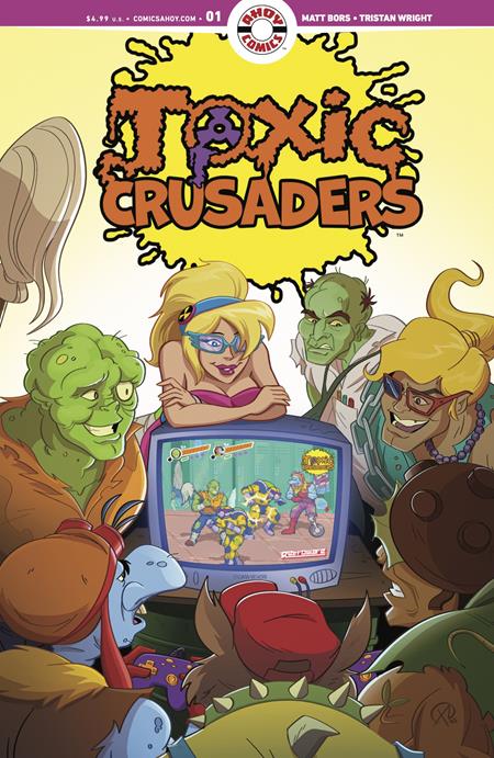 TOXIC CRUSADERS #1 (OF 5) CVR C 5 COPY RETROWARE GAME ART UNLOCK VAR (MR) (SCHD: 9/10/2025)
