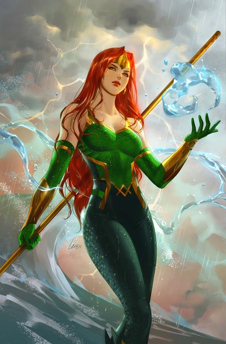 AQUAMAN #9 CVR C LESLEY LEIRIX LI CARD STOCK VAR (SCHD: 9/10/2025)