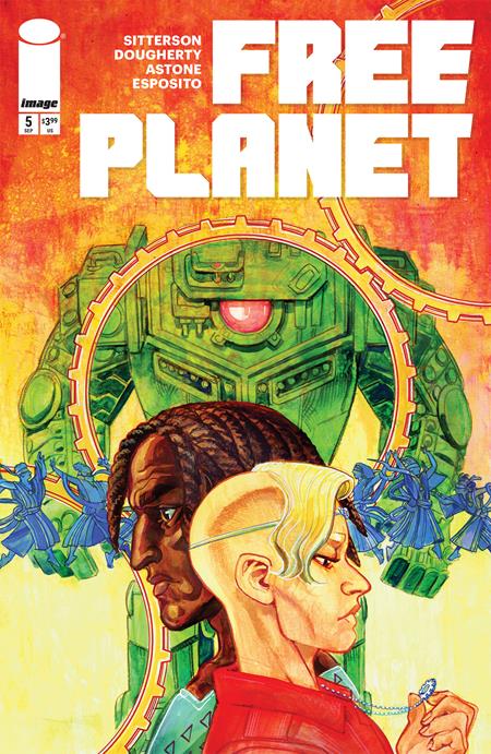 FREE PLANET #5 CVR B JED DOUGHERTY GREEN VAR (SCHD: 9/10/2025)