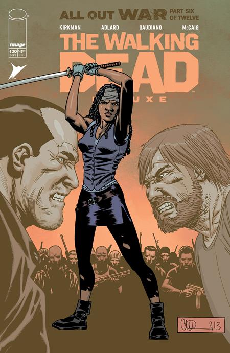 WALKING DEAD DELUXE #120 CVR B CHARLIE ADLARD & DAVE MCCAIG VAR (MR) (SCHD: 9/3/2025)