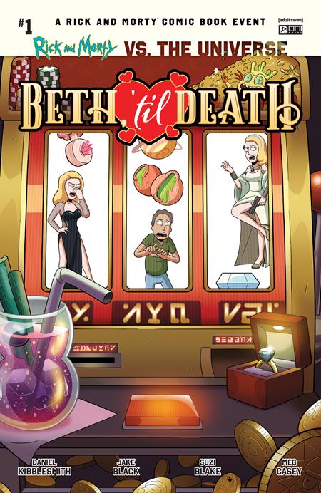 RICK AND MORTY VS THE UNIVERSE BETH TIL DEATH #1 (ONE SHOT) CVR E INC 1:50 SUZI BLAKE PRIME VAR (SCHD: 9/10/2025)