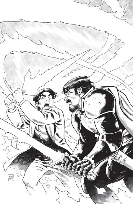 SIXTH GUN BATTLE FOR THE SIX #3 (OF 3) CVR D INC 1:20 BRIAN HURTT B&W VAR (SCHD: 9/24/2025)