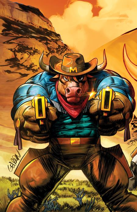 WILD WEST COW-BOYS OF MOO MESA #1 (OF 4) CVR G INC 1:10 JUAN GEDEON INTERLOCKING FULL ART VAR (SCHD: 9/17/2025)
