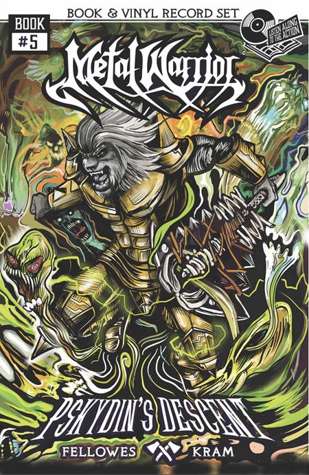 METAL WARRIOR TP #5 (OF 9) PSKYDINS DESCENT OUT OF DETENTION AND INTO DARKNESS WITH 7 IN VINYL (SCHD: 9/3/2025)