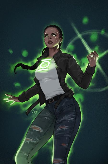 ABSOLUTE GREEN LANTERN #7 CVR C LESLEY LEIRIX LI CARD STOCK VAR (SCHD: 10/1/2025)