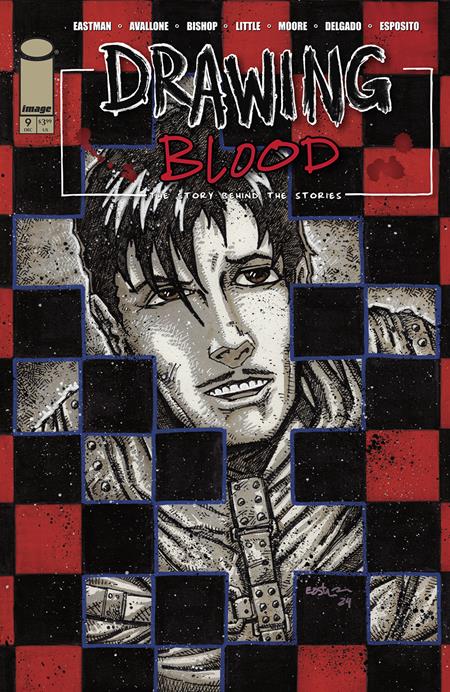 DRAWING BLOOD #9 (OF 12) CVR C KEVIN EASTMAN CHECKERED VAR (SCHD: 6/11/2025)