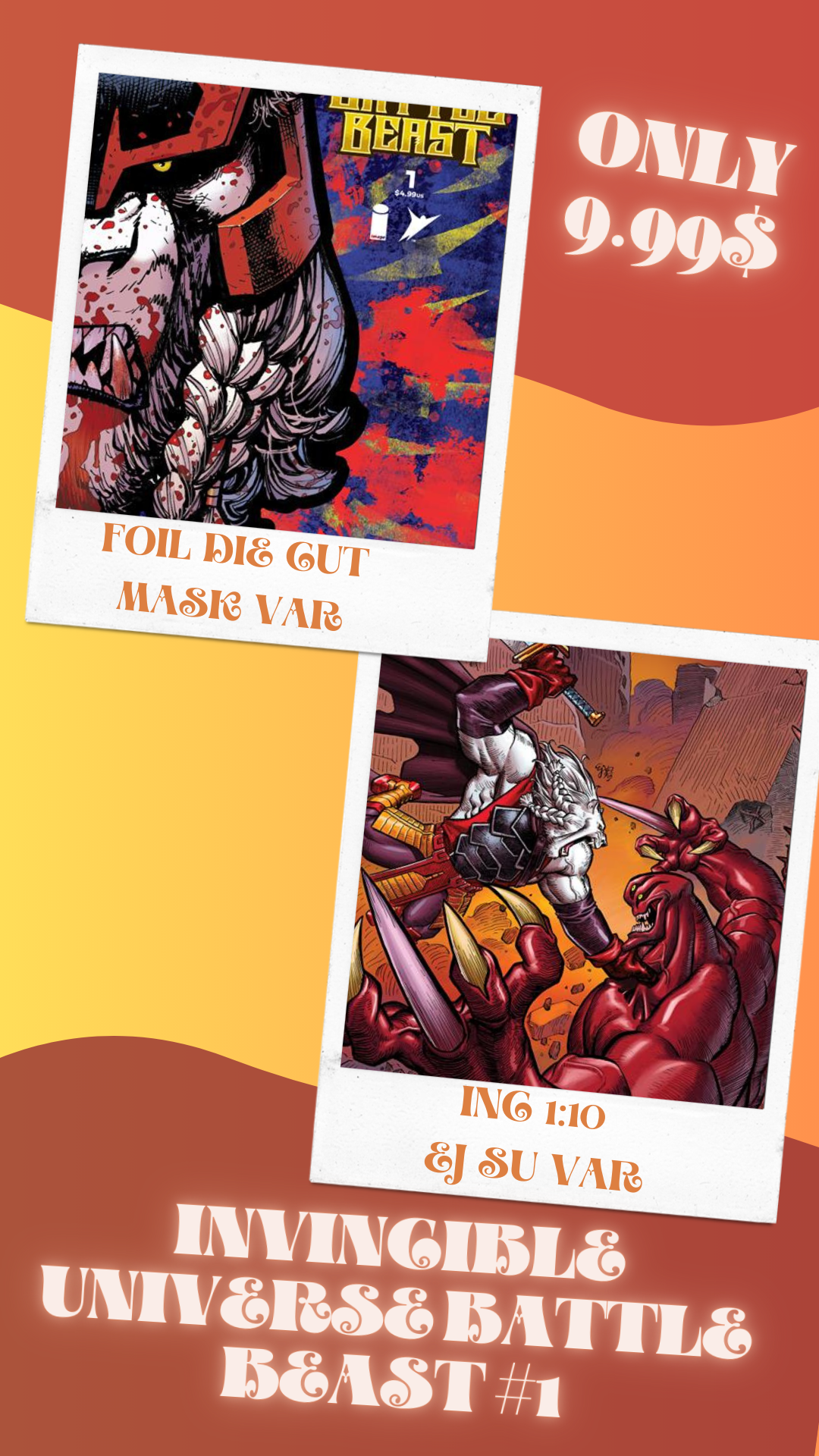 BUNDLE OF 2 - INVINCIBLE UNIVERSE BATTLE BEAST #1 (SCHD: 5/14/2025)