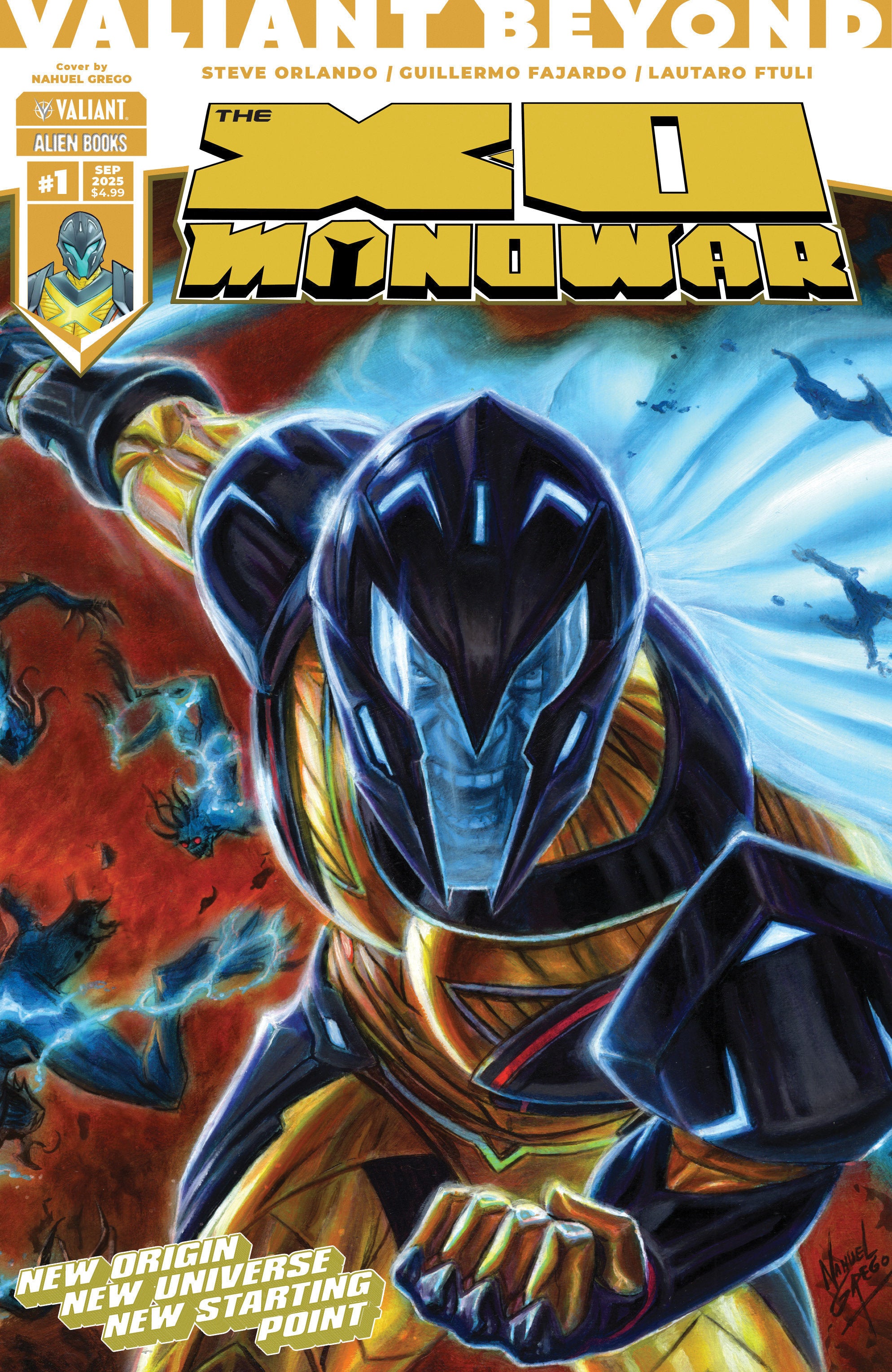 Valiant Beyond: The X-O Manowar #1 Variant B (Grego Wraparound Variant) (SCHD: 09/17/2025)