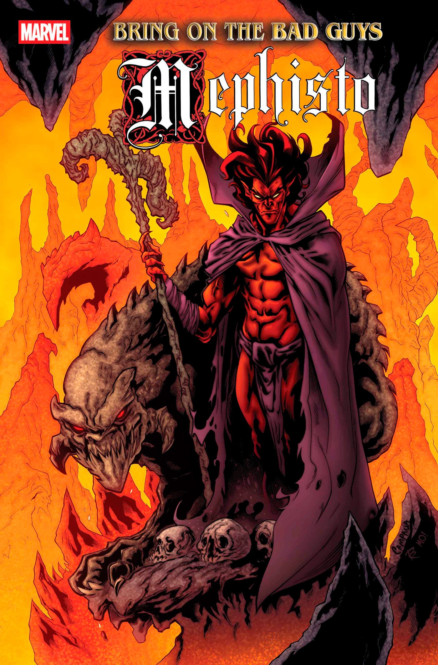 BRING ON THE BAD GUYS: MEPHISTO #1 CHRIS CAMPANA VARIANT (SCHD: 08/27/2025)