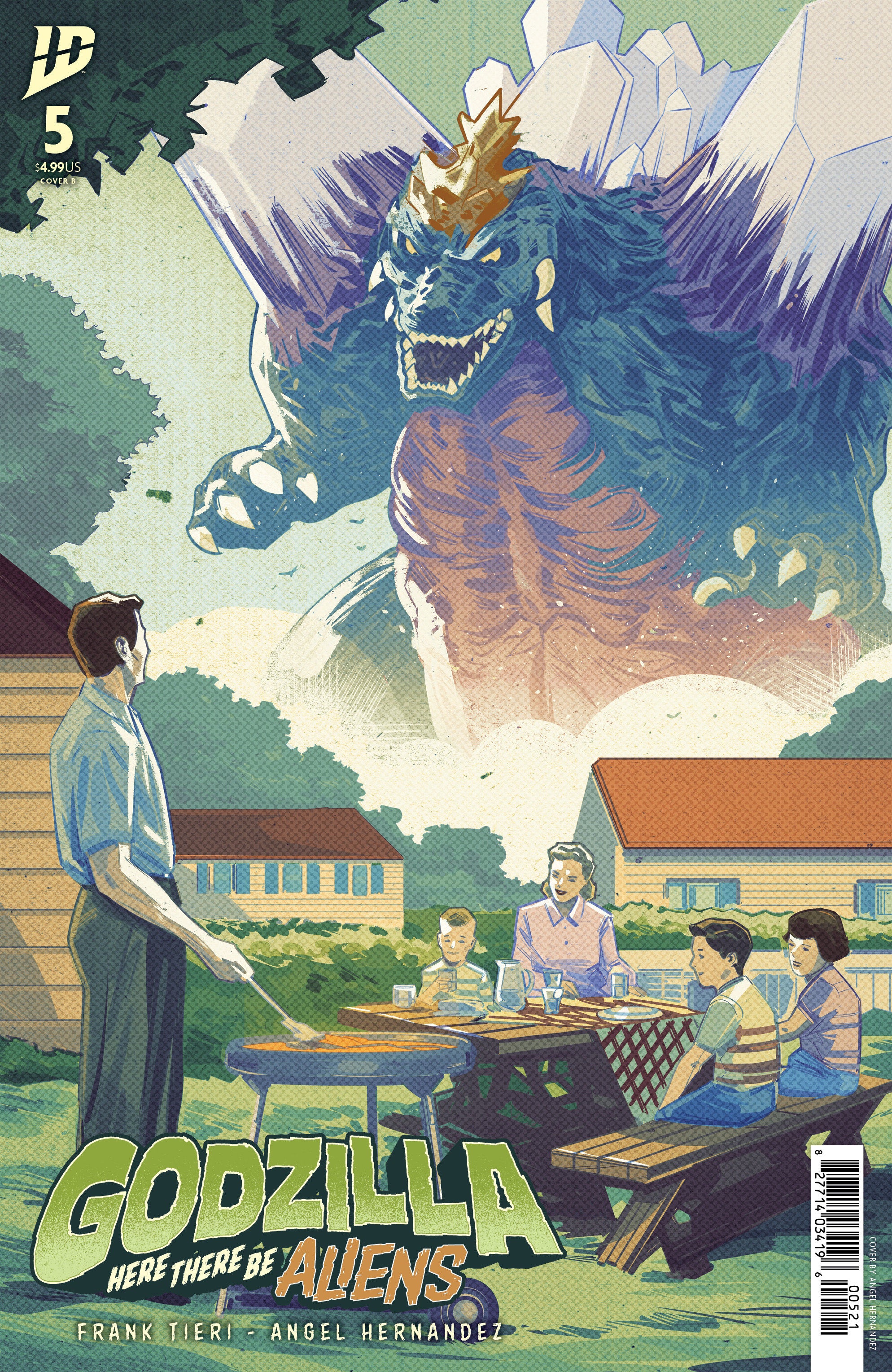 Godzilla: Here There Be Aliens #5 Variant B (Hernandez) (SCHD: 10/08/2025)