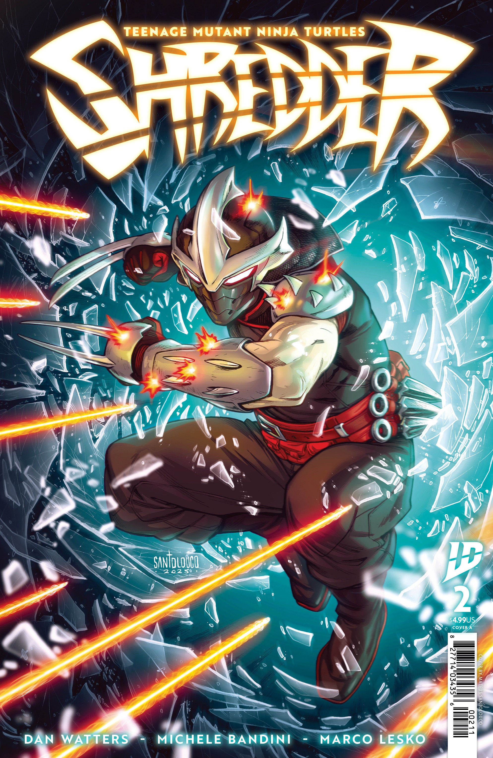 Teenage Mutant Ninja Turtles: Shredder #2 Cover A (Santolouco) (SCHD: 10/01/2025)