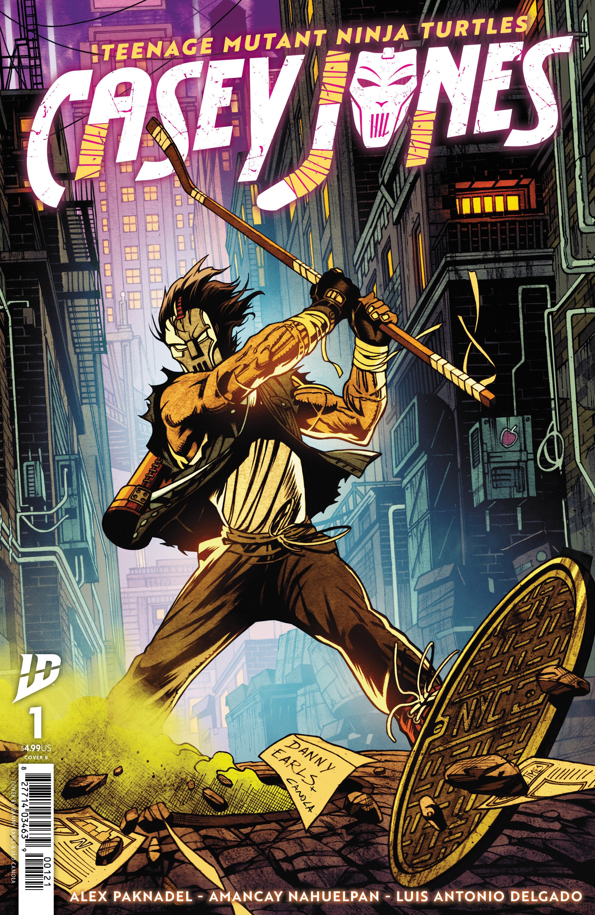 Teenage Mutant Ninja Turtles: Casey Jones #1 Variant B (Earls) (SCHD: 09/17/2025)