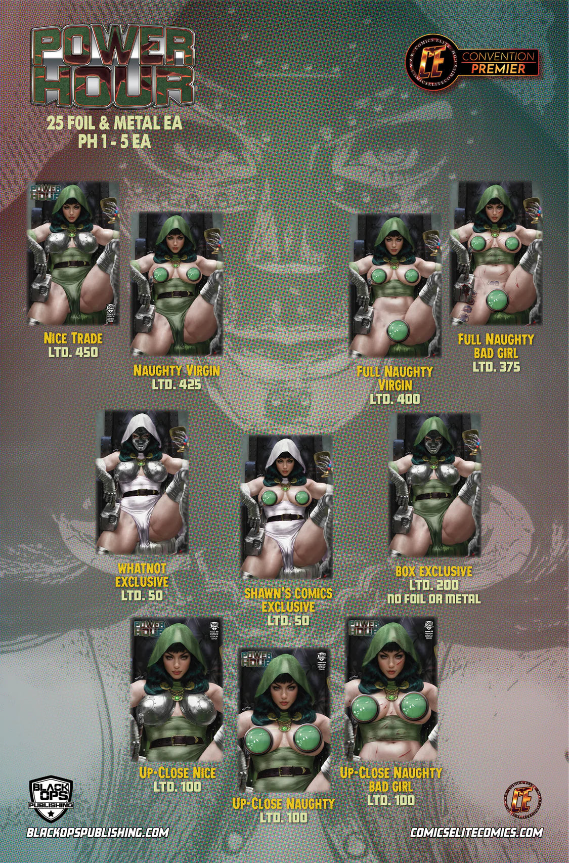 POWER HOUR #2 - QUEEN BY SHIKARII - CLOTHED (LTD 450)