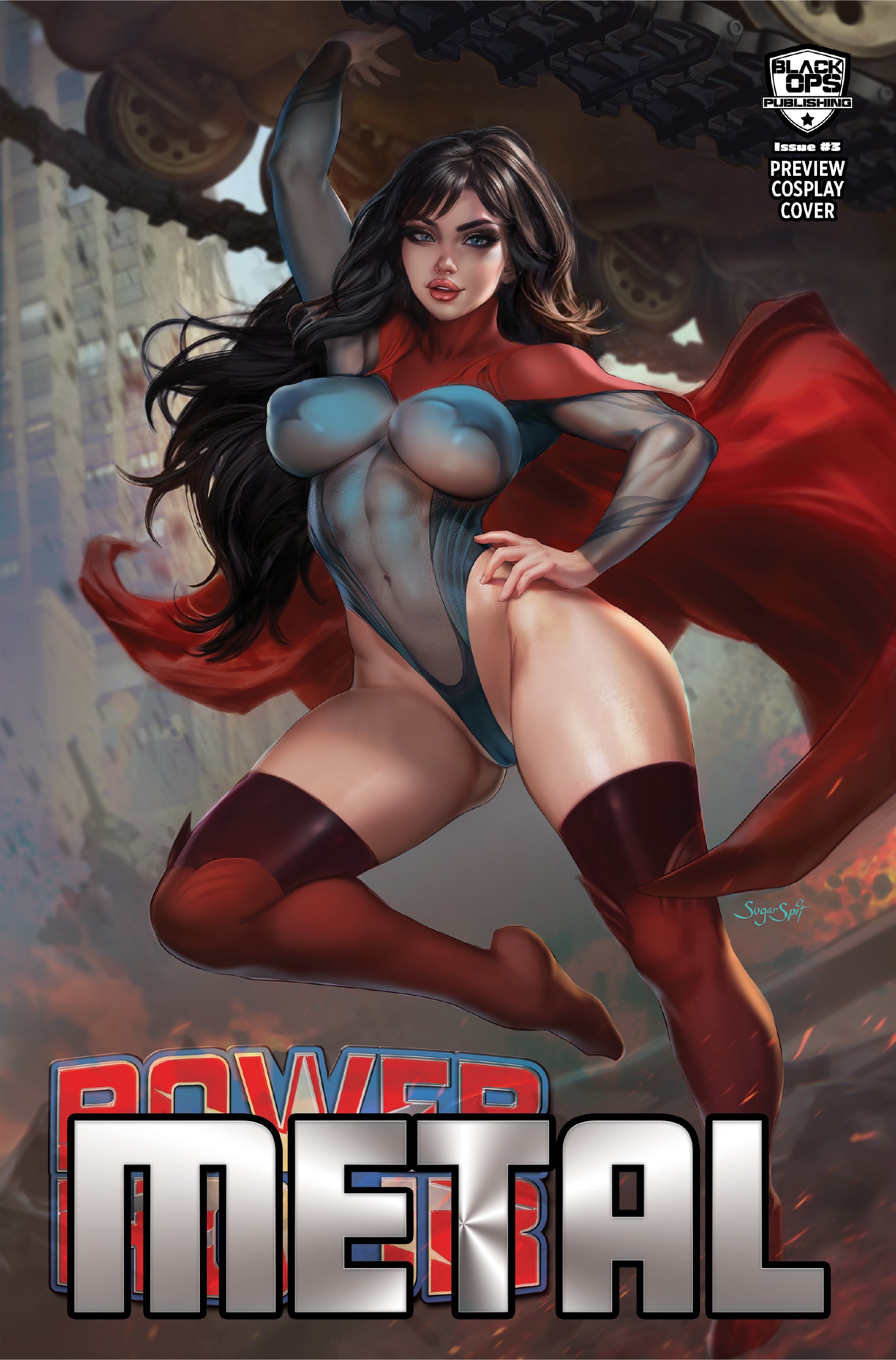 POWER HOUR #3 - SUPER LADY by SUGAR SPIT - METAL CLOTHED (LTD 20)
