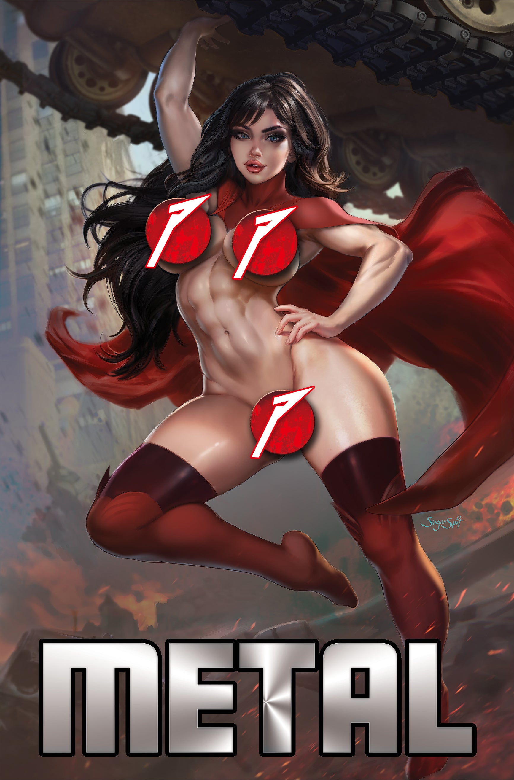 POWER HOUR #3 - SUPER LADY by SUGAR SPIT - METAL NUDE (LTD 30) (EST. SHIP: MID of Avril)