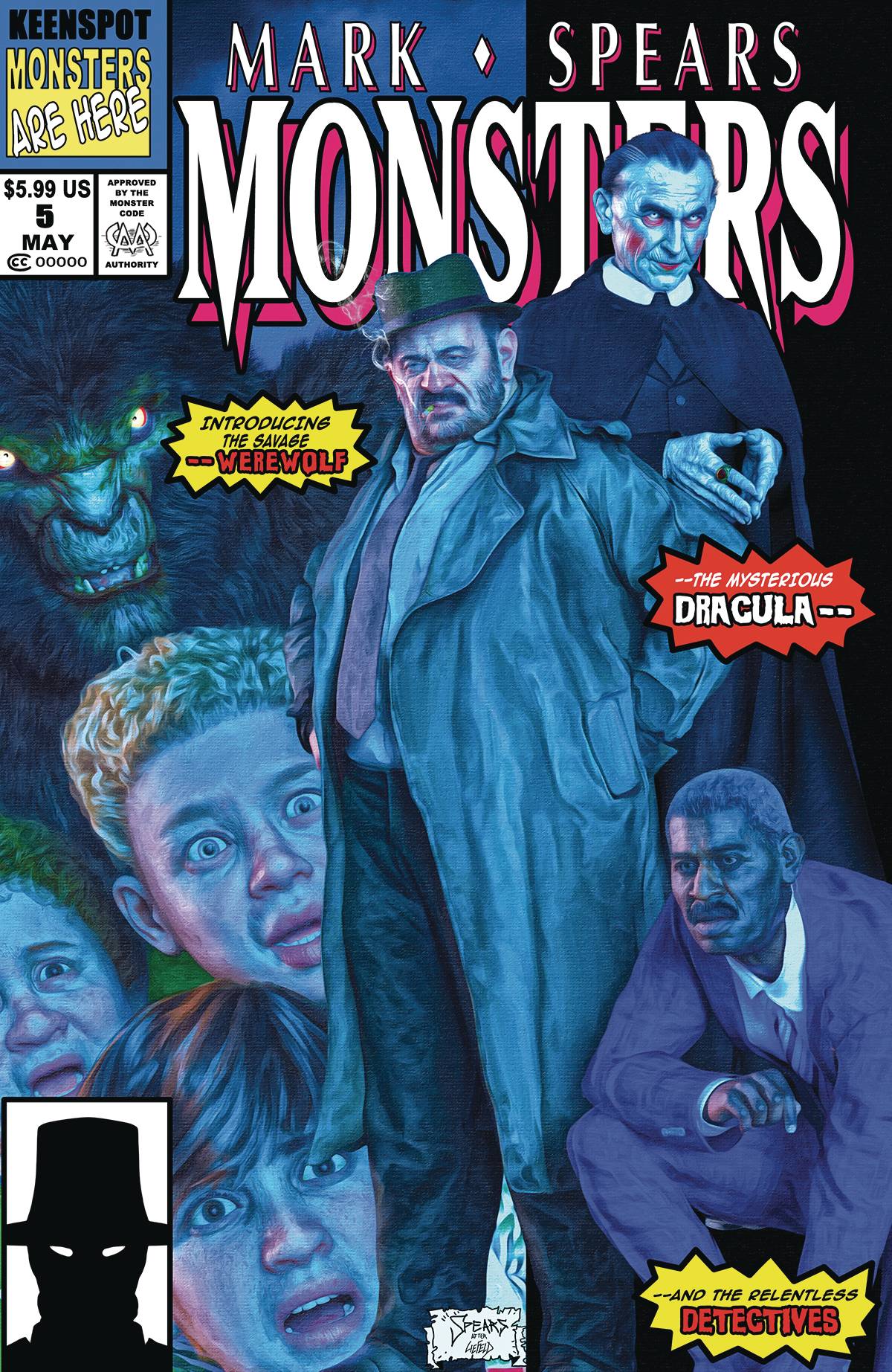MARK SPEARS MONSTERS #5 CVR D NEW MUTANT #98 HOMAGE & CARD (SCHED: 5/21/2025)
