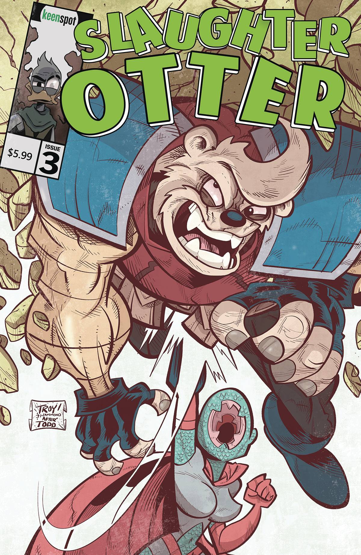 SLAUGHTER OTTER #3 CVR C DONGARRA ASM #328 HOMAGE (SCHED: 5/28/2025)