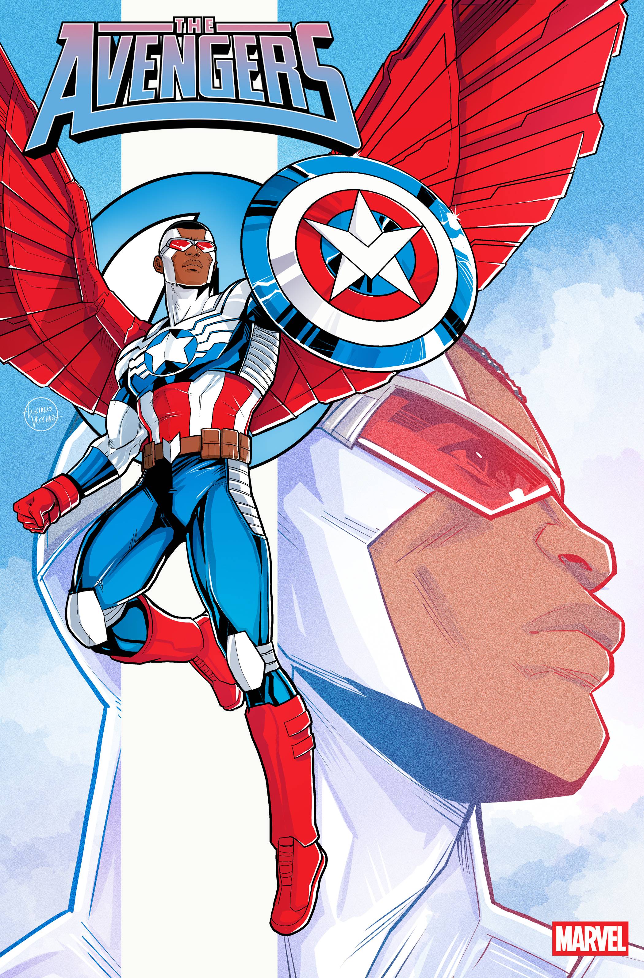 AVENGERS #26 LUCIANO VECCHIO CAPTAIN AMERICA VAR (SCHED: 5/28/2025)
