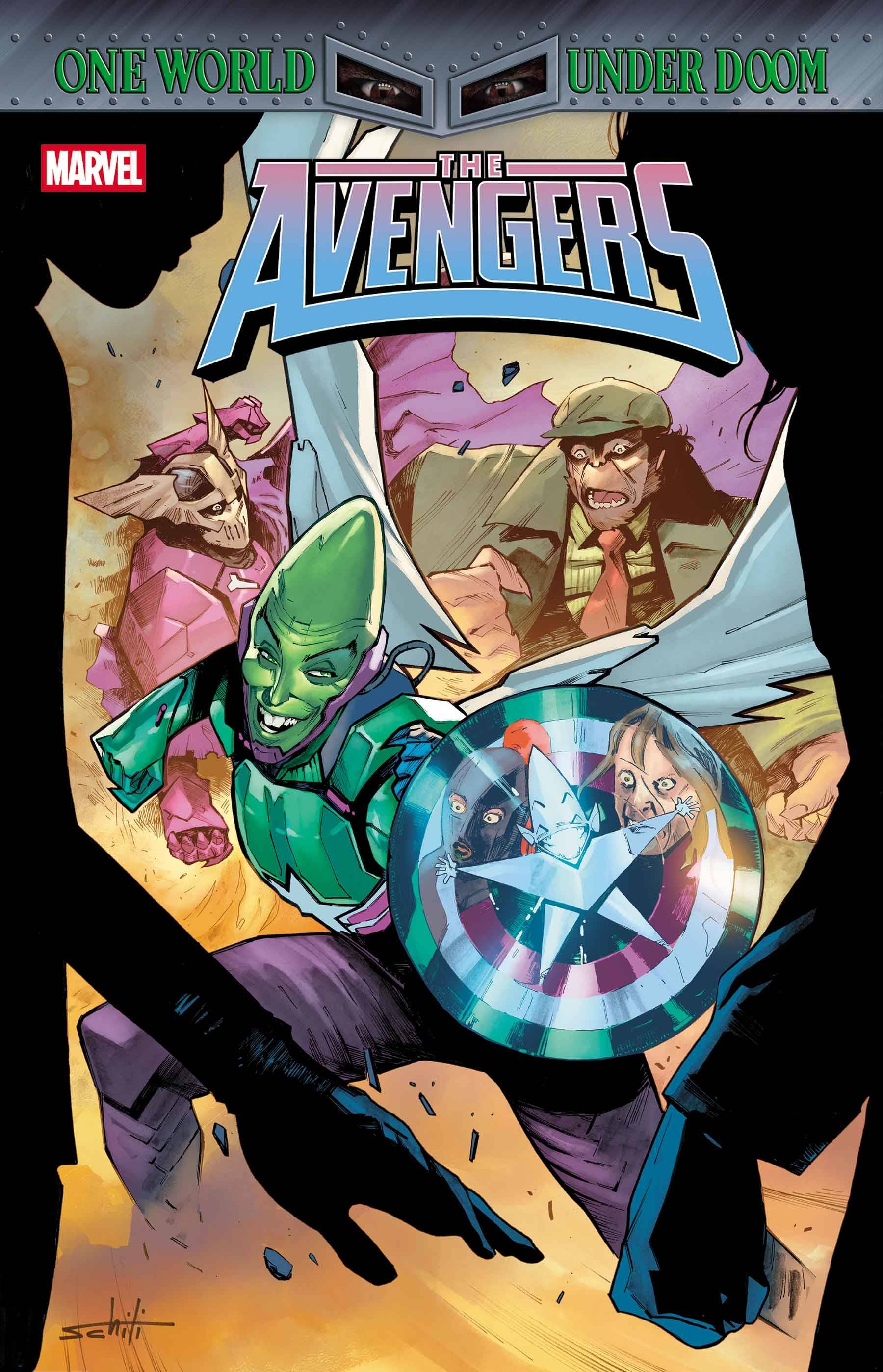 AVENGERS #26 VALERIO SCHITI IMPOSSIBLE MAN POP-UP VAR (SCHED: 5/28/2025)