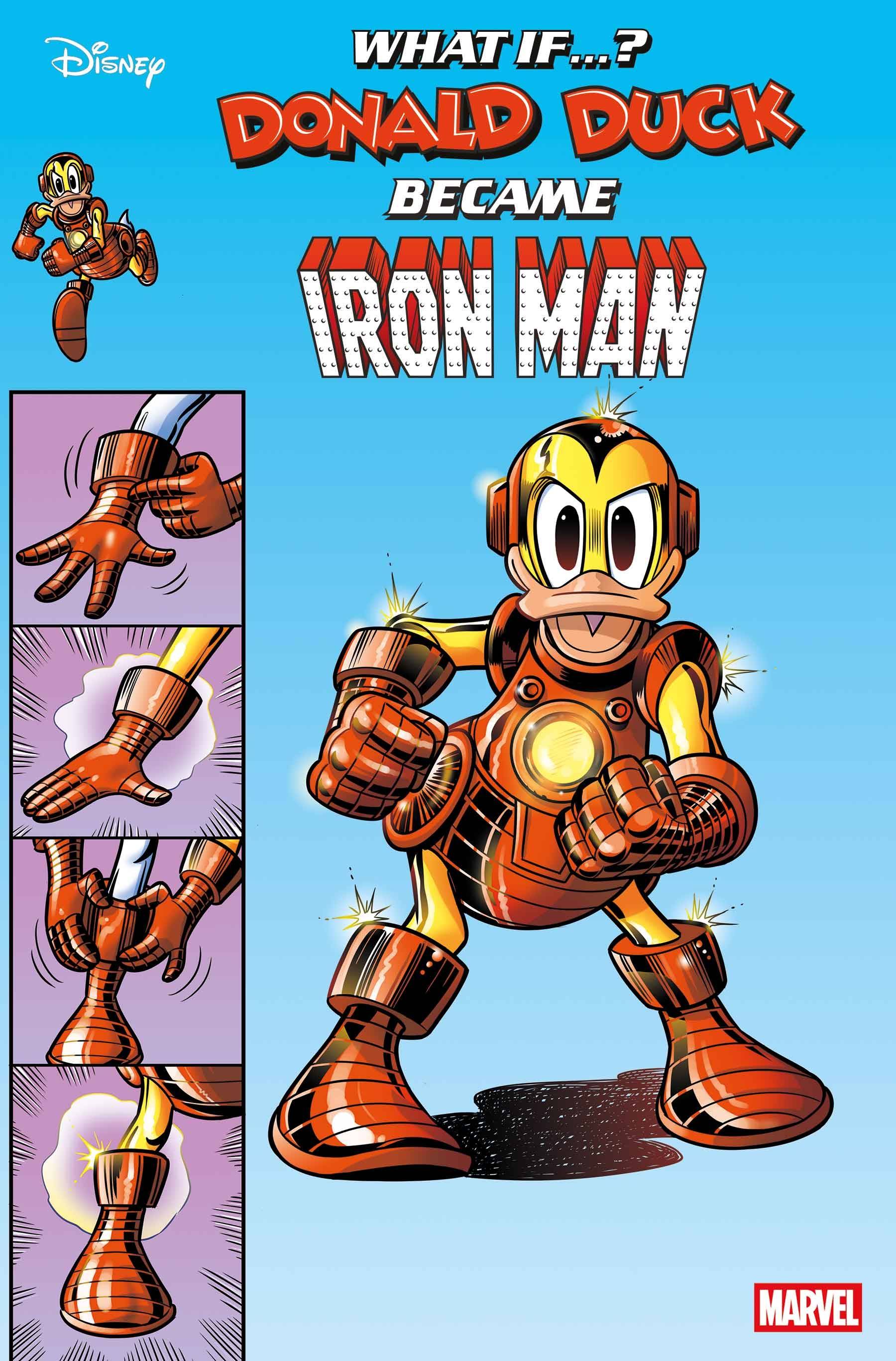 WHAT IF DONALD DUCK BECAME IRON MAN #1 (SCHED: 5/28/2025)