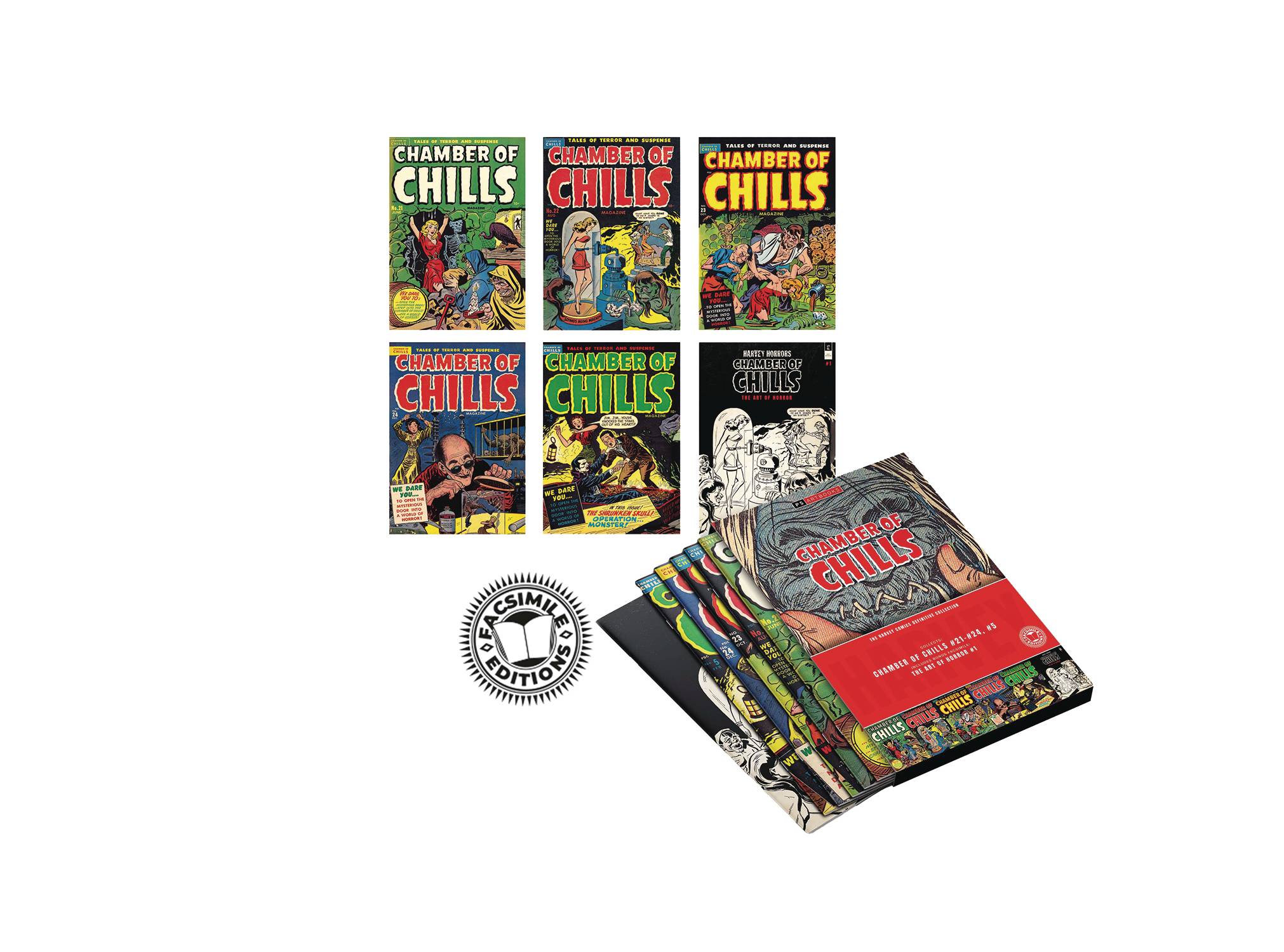 HARVEY CHAMBER OF CHILLS FACSIMILE SLIPCASE ED VOL 01 (C: 0- (SCHD: 6/25/2025)