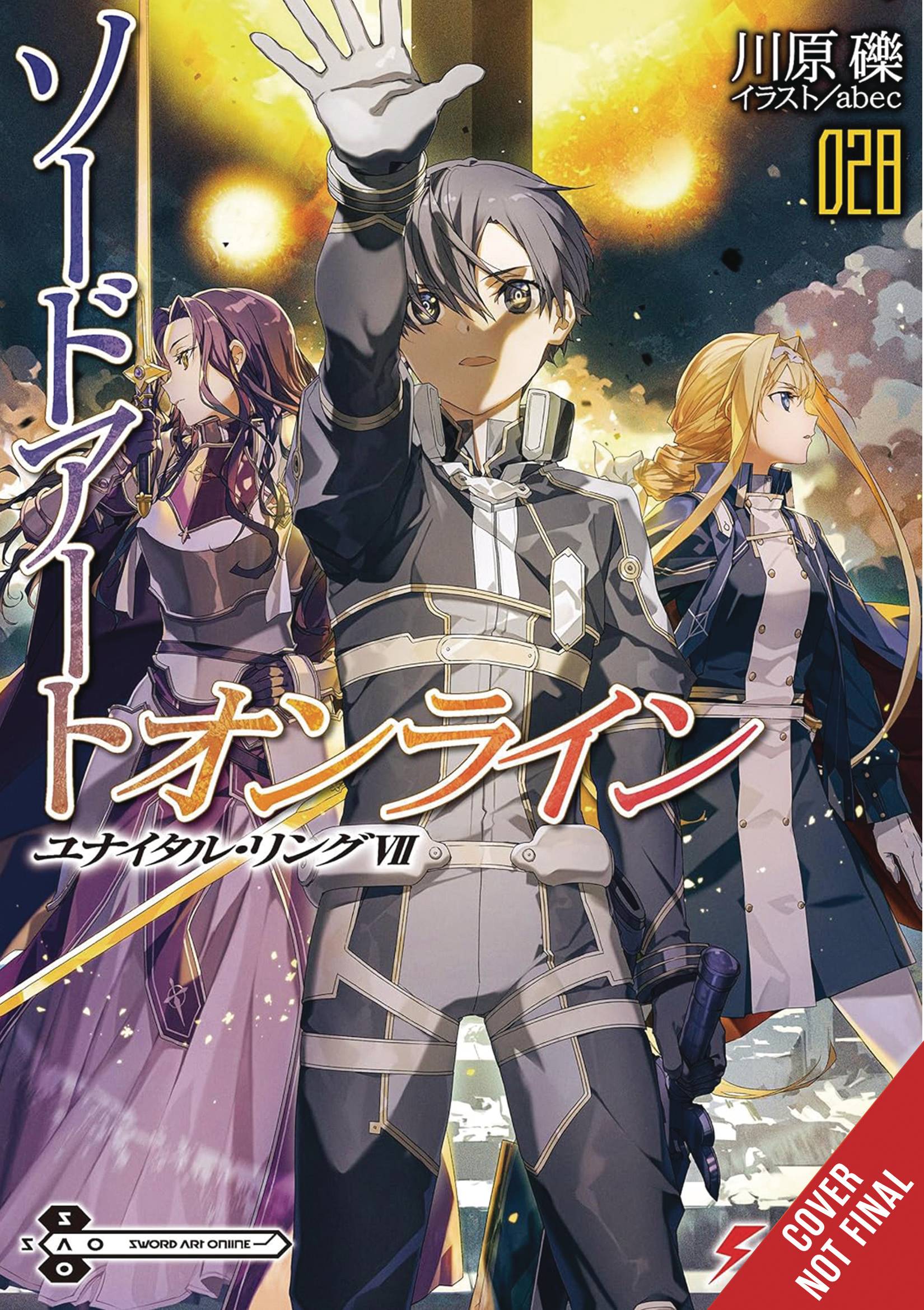 SWORD ART ONLINE NOVEL SC VOL 28 (C: 0-1-2) (SCHD: 7/23/2025)