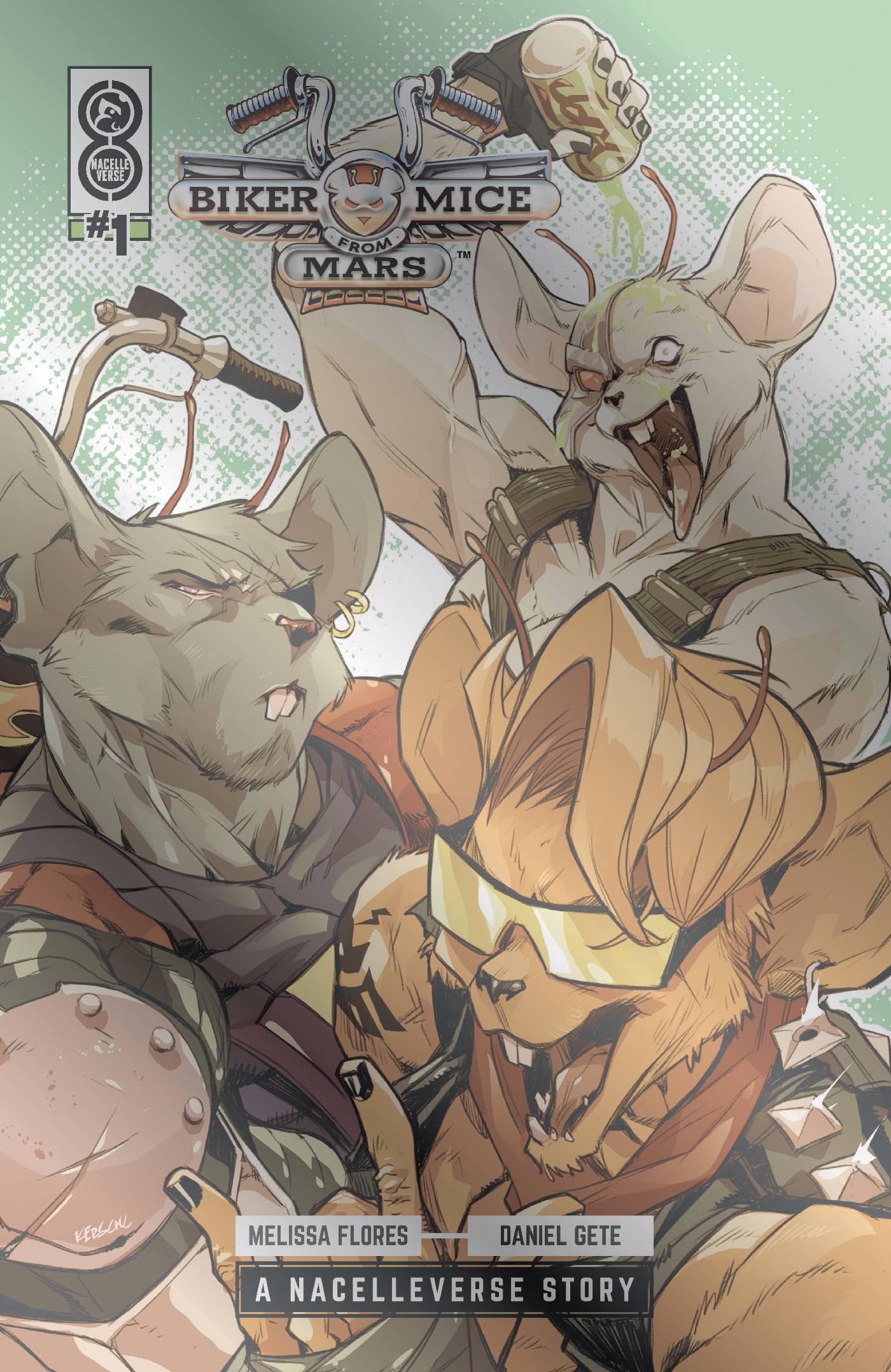 BIKER MICE FROM MARS (2025) #1 CVR E FOIL KERSCHL (SCHD: 6/25/2025)