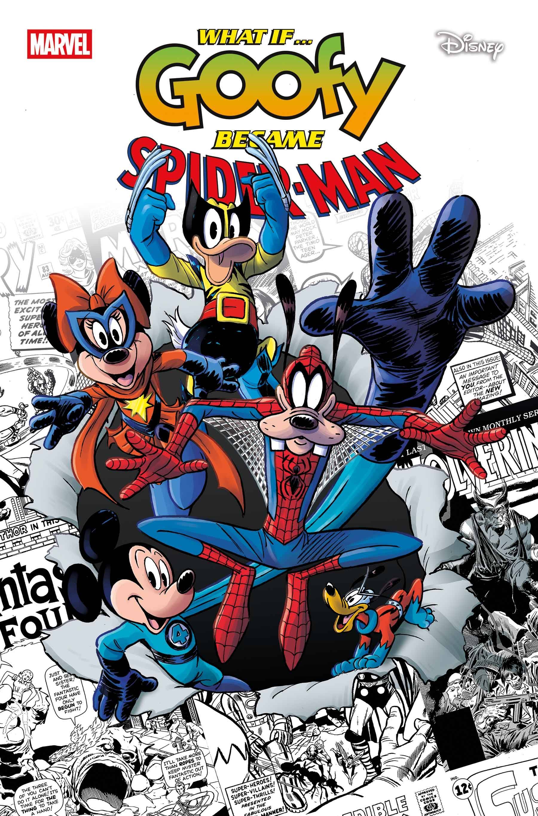 WHAT IF GOOFY BECAME SPIDER-MAN #1 ANDREA FECCERO VAR(Est.Ship: 7/30/2025)