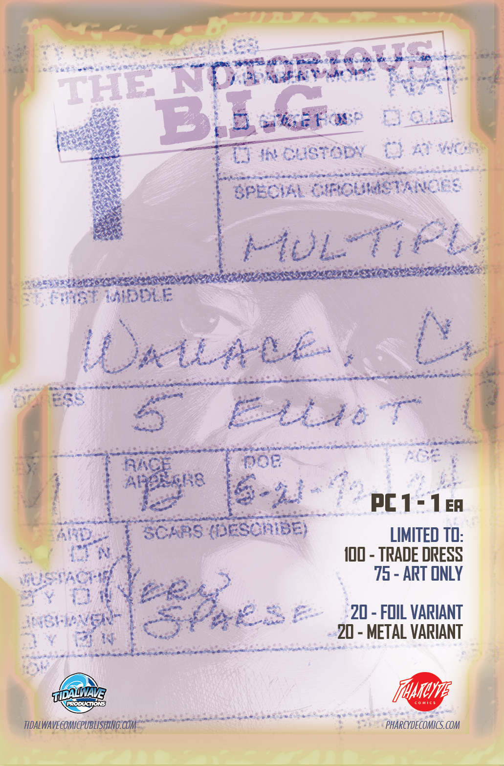 TRIBUTE : NOTORIOUS B.I.G. By KYLE WILLIS - TRADE DRESS (LTD 100) (EST.SHIP: Start of November)