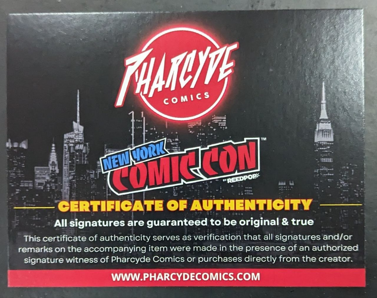 KIM THE DELUSIONAL - NYCC FOIL SET (LTD 10) - SIGNED BY BILL MCKAY W/COA - FREE TOPLOADERS