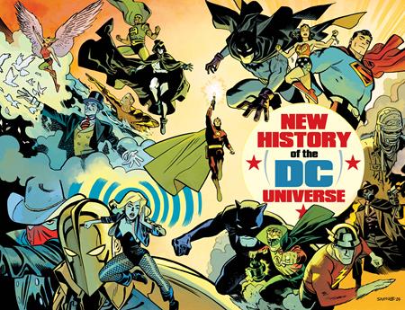 NEW HISTORY OF THE DC UNIVERSE #1 (OF 4) CVR A CHRIS SAMNEE WRAPAROUND (SCHD: 6/25/2025)