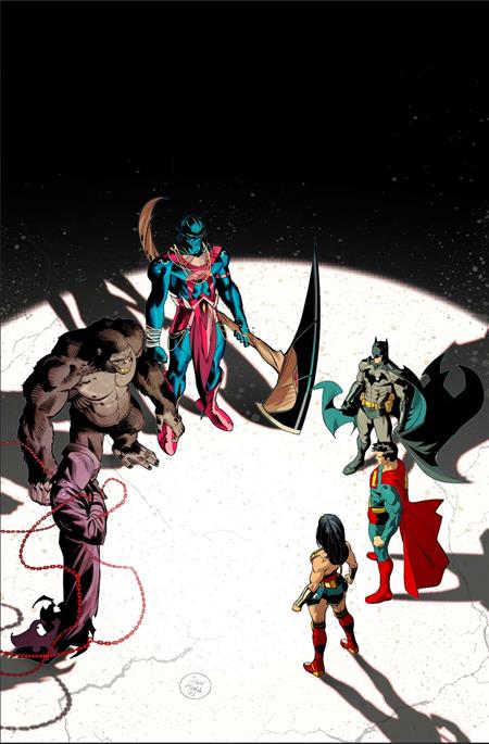 JUSTICE LEAGUE UNLIMITED #9 CVR A DAN MORA (WE ARE YESTERDAY) (SCHD:  7/23/2025)
