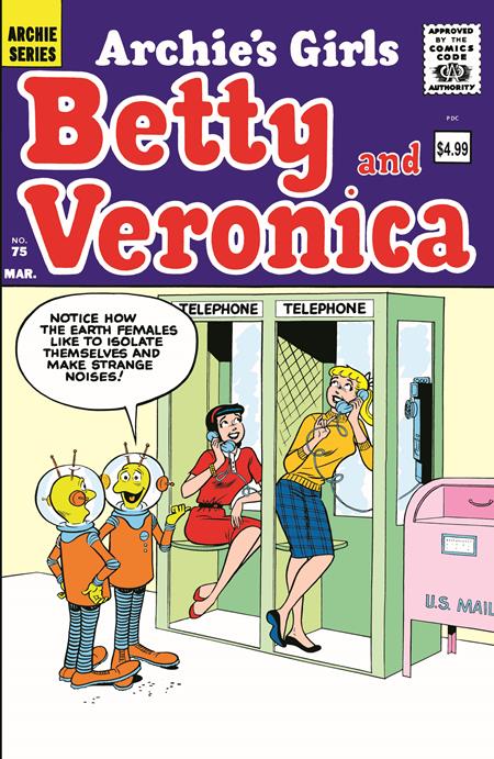 ARCHIE FACSIMILE #8 BETTY AND VERONICA #75 CVR A BOB WHITE (SCHD: 9/24/2025)