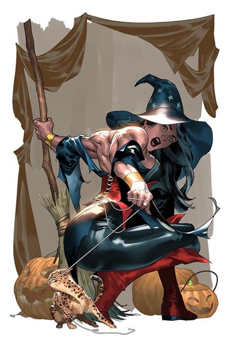 WONDER WOMAN #25 CVR E YASMINE PUTRI PUMPKIN SPICY CARD STOCK VAR (SCHD: 9/17/2025)