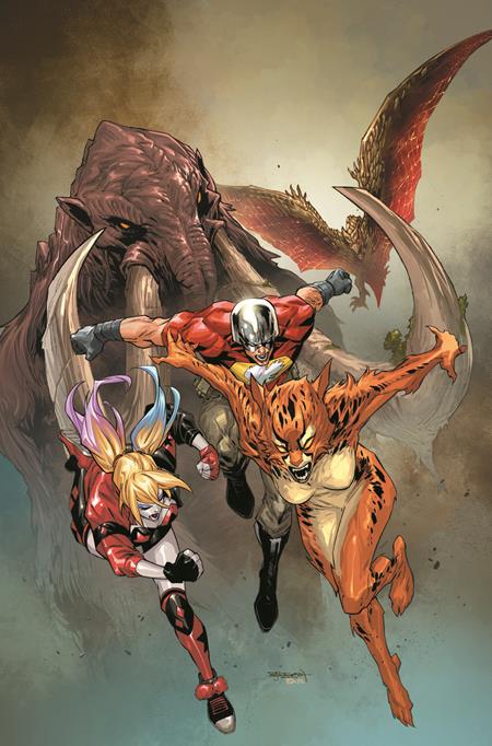 JUSTICE LEAGUE VS GODZILLA VS KONG 2 #4 (OF 7) CVR B SEPHEN SEGOVIA CARD STOCK VAR (SCHD: 9/3/2025)