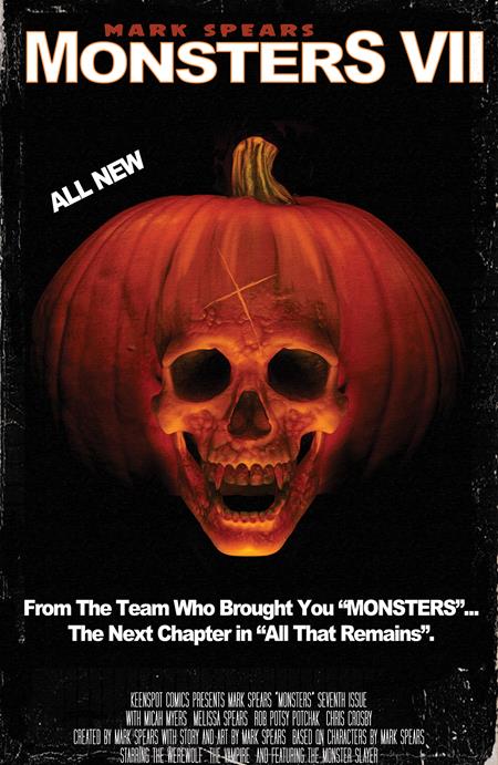MARK SPEARS MONSTERS #7 CVR C MARK SPEARS HALLOWEEN II HOMAGE VAR (SCHD: 9/24/2025)