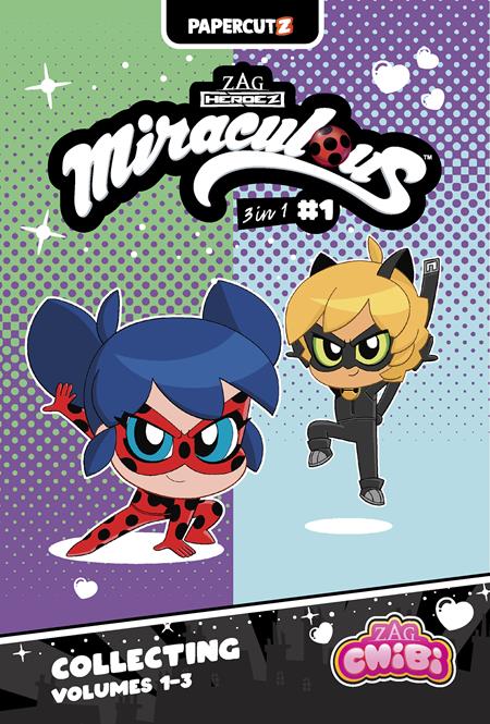 MIRACULOUS LADYBUG CHIBI 3 IN 1 TP VOL 01 (SCHD: 9/24/2025)