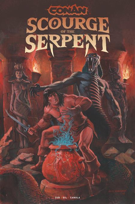 CONAN THE BARBARIAN SCOURGE OF THE SERPENT #1 (OF 4) CVR C GEOF ISHERWOOD VAR (MR) (SCHD: 9/24/2025)