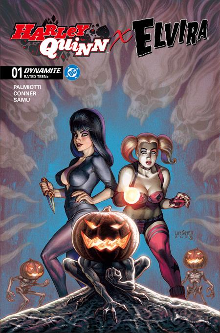 HARLEY QUINN X ELVIRA #1 CVR C JOSEPH MICHAEL LINSNER VAR (SCHD: 10/1/2025)