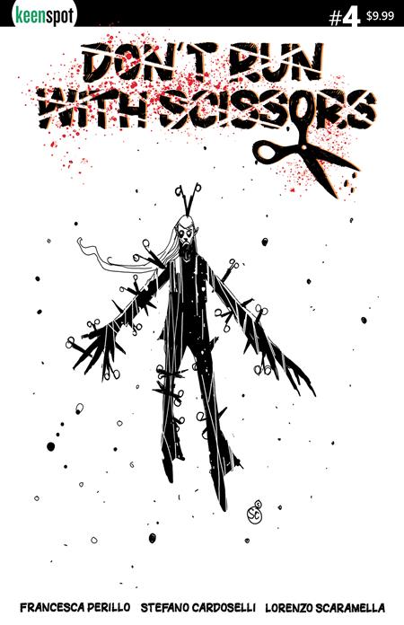 DONT RUN WITH SCISSORS #4 CVR C STEFANO CARDOSELLI BLACK AND WHITE VAR (SCHD: 10/29/2025)