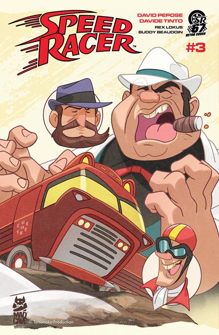SPEED RACER #3 CVR B SEAN GALLOWAY RETRO MANGA VAR (SCHD: 10/1/2025)