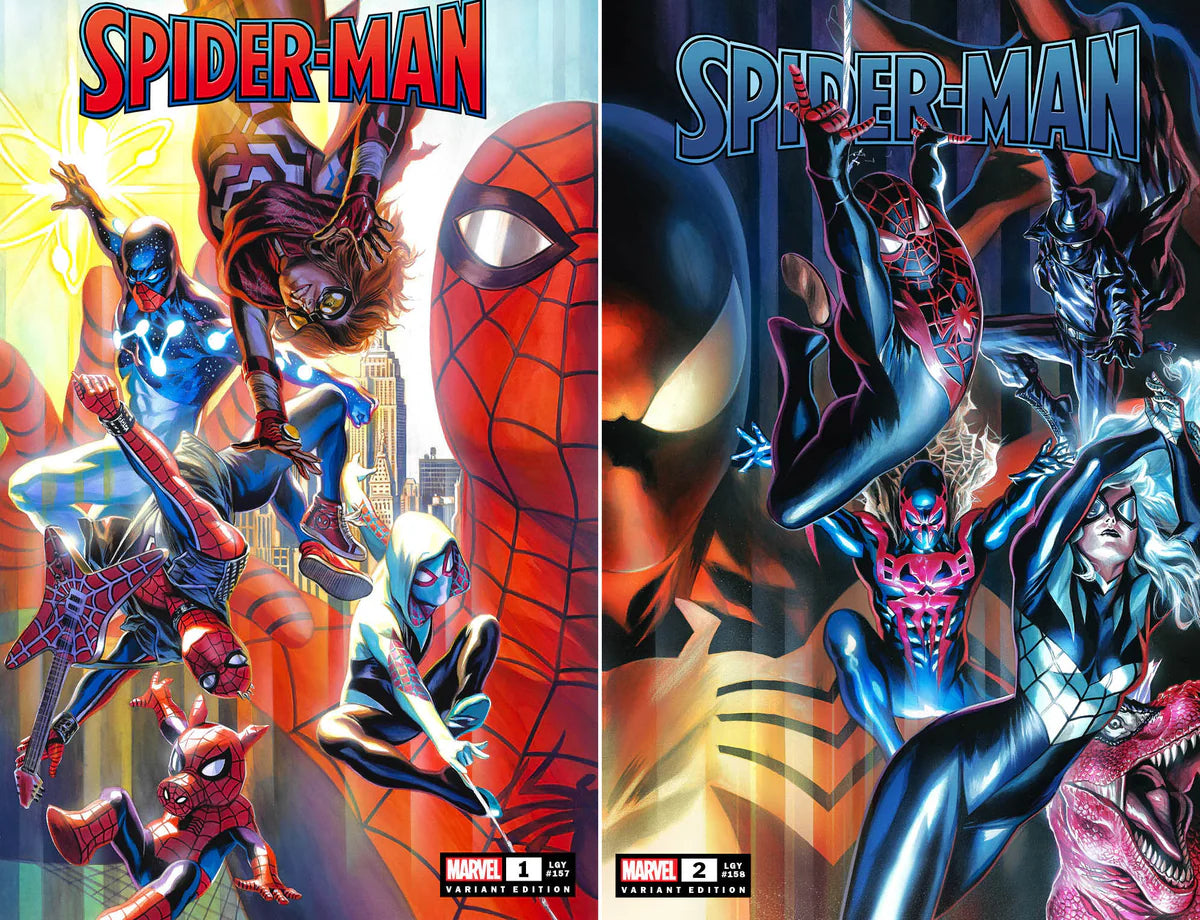 SPIDER-MAN #1 & #2 FELIPE MASSAFERA EXCLUSIVE CONNECTING COMBOS  - LTD 3000