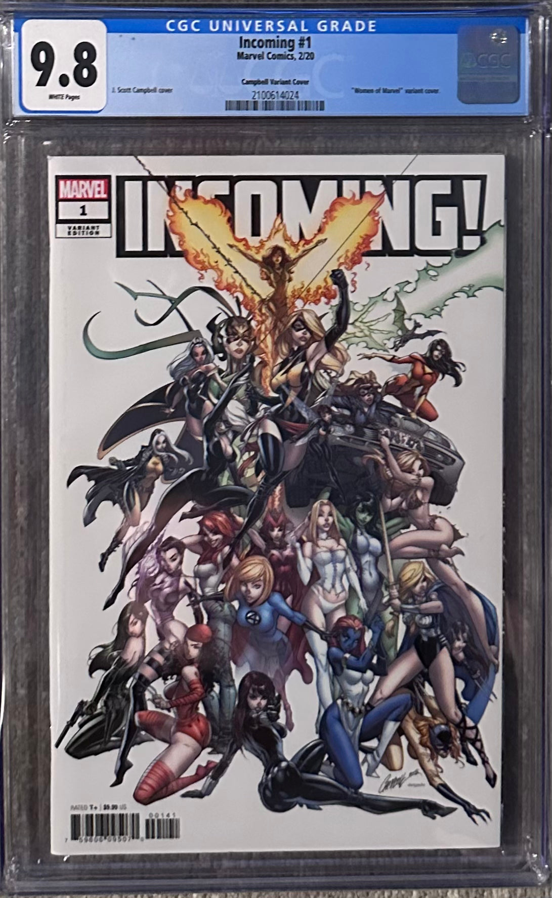 Incoming 1 Campbell Variant Cover CGC 9.8 2020