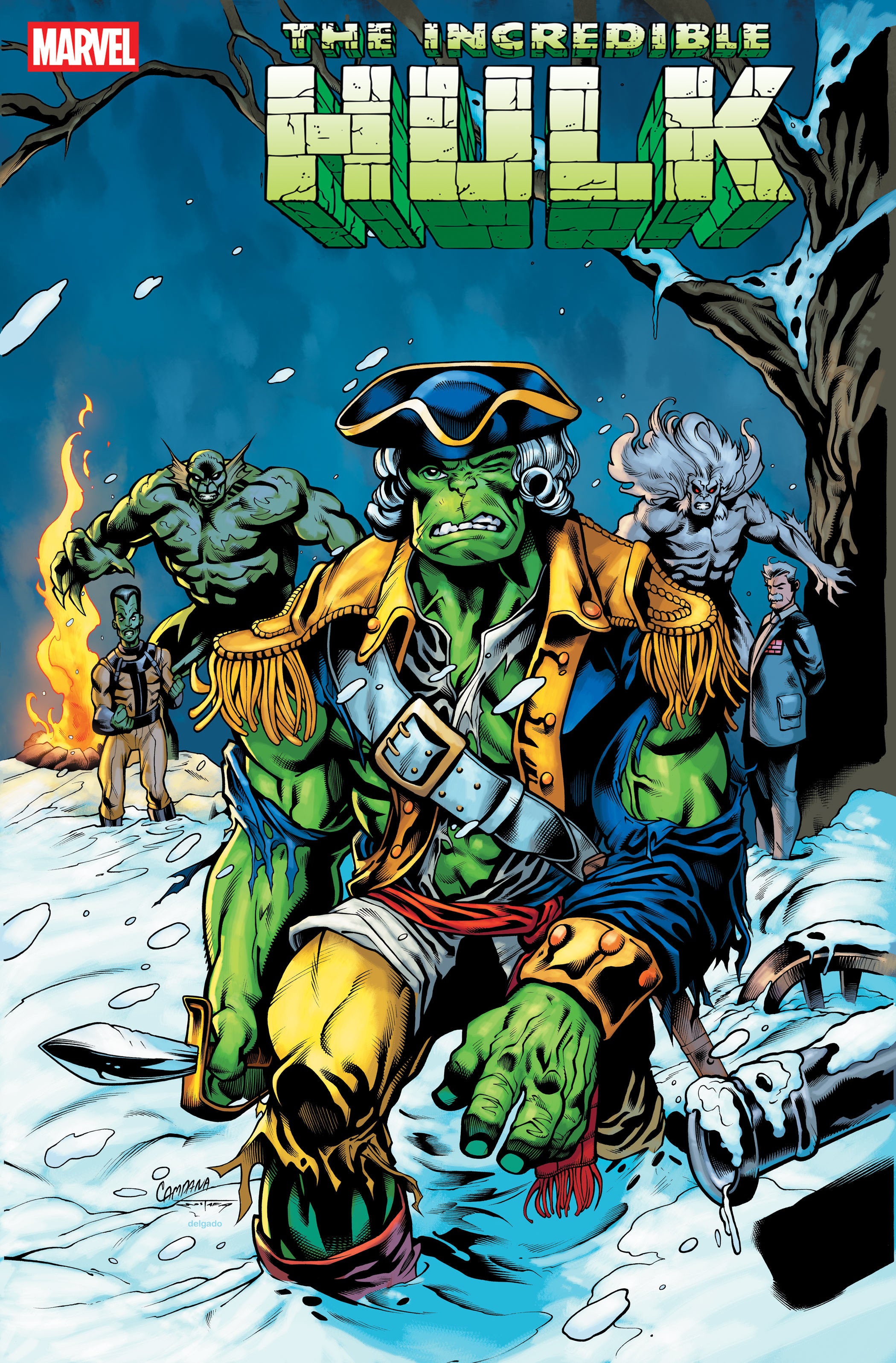 INCREDIBLE HULK #29 CHRIS CAMPANA 250TH HOMAGE VARIANT (SCHD: 09/17/2025)